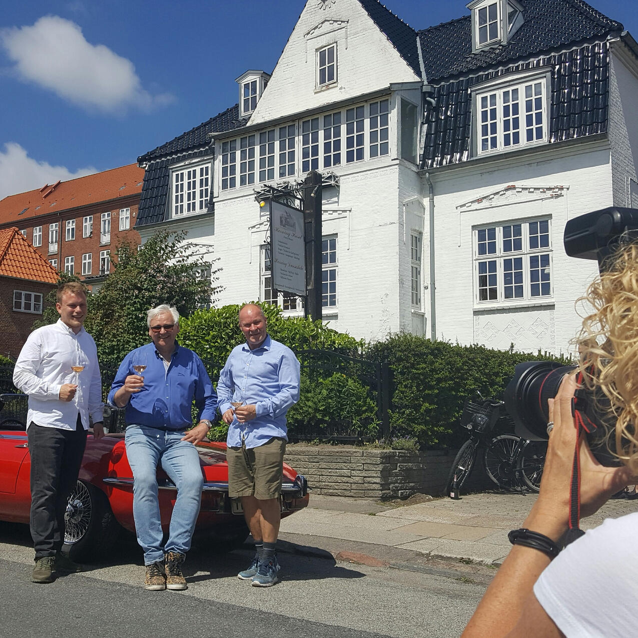 DK mestre i blinsmagning 2015. 3 Sommeliers i Hørning Huset.